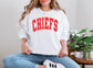 Chiefs - Red/White/Gold Dot distressed