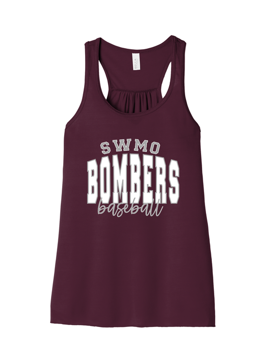 SWMO Bombers Baseball - white