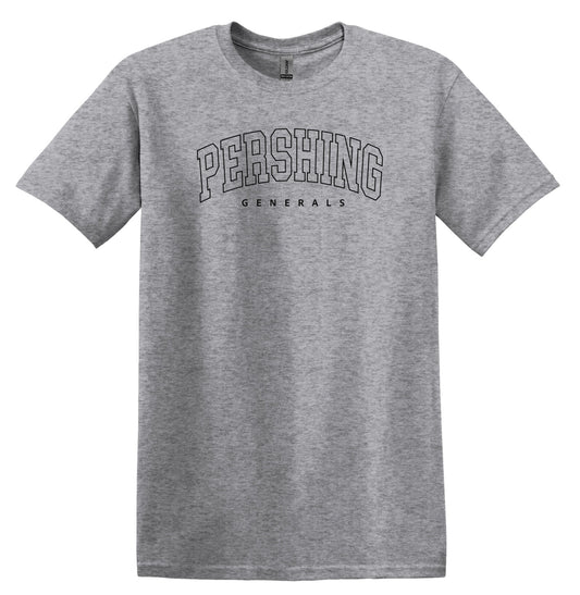 Pershing Generals Outline - YOUTH T-shirt
