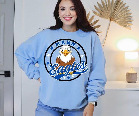 Mann Round Star Mascot