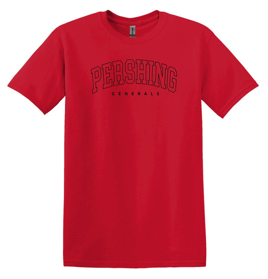 Pershing Generals Outline - YOUTH T-shirt