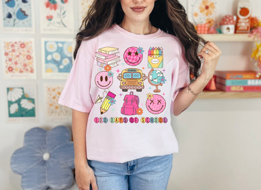 100 Days of School Bracelet Collage