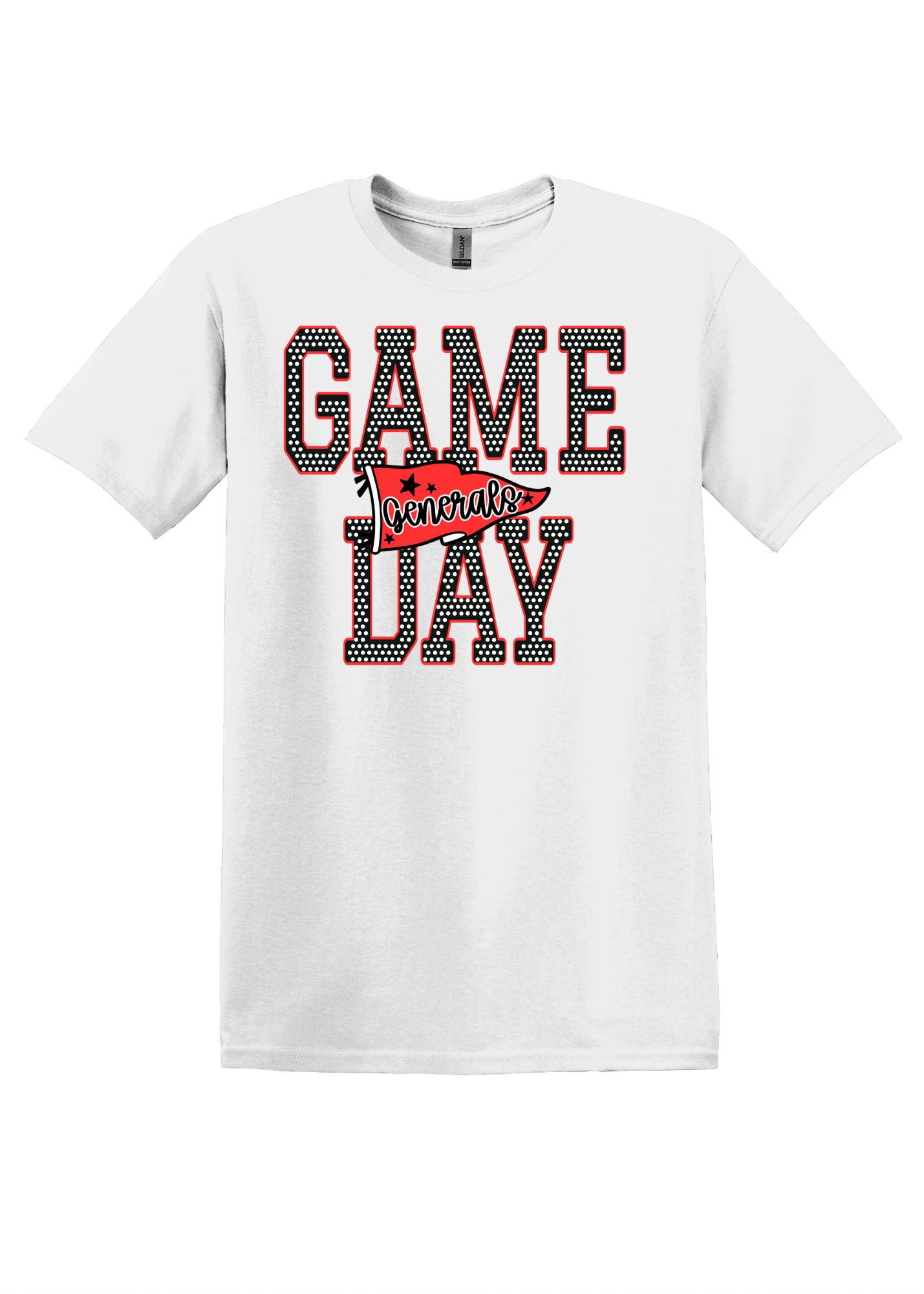 Game Day Polka Dot - Adult T-shirt