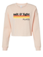 Independent Cropped Sweatshirt - Blush