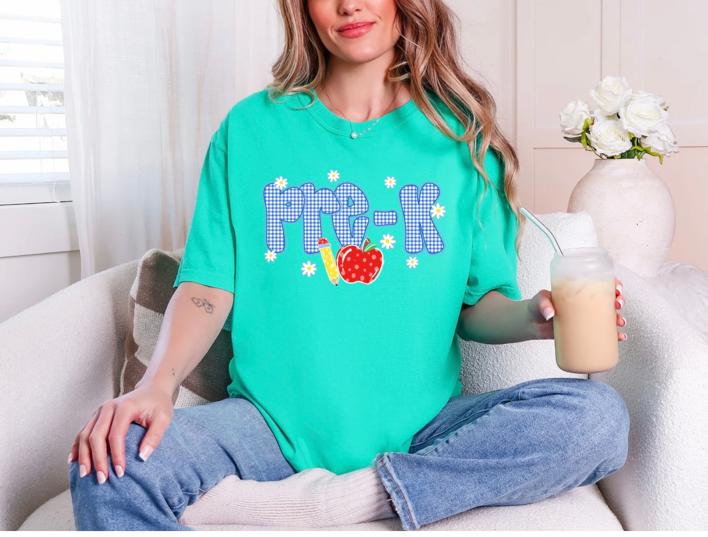 Blue Gingham - Pre K