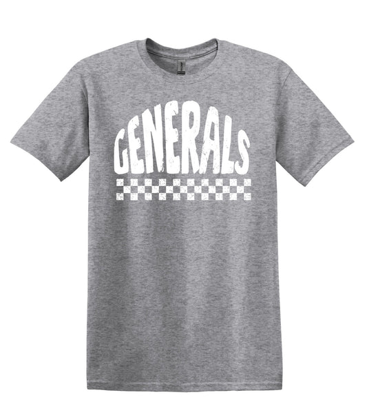 Generals Checker - Adult T-shirt