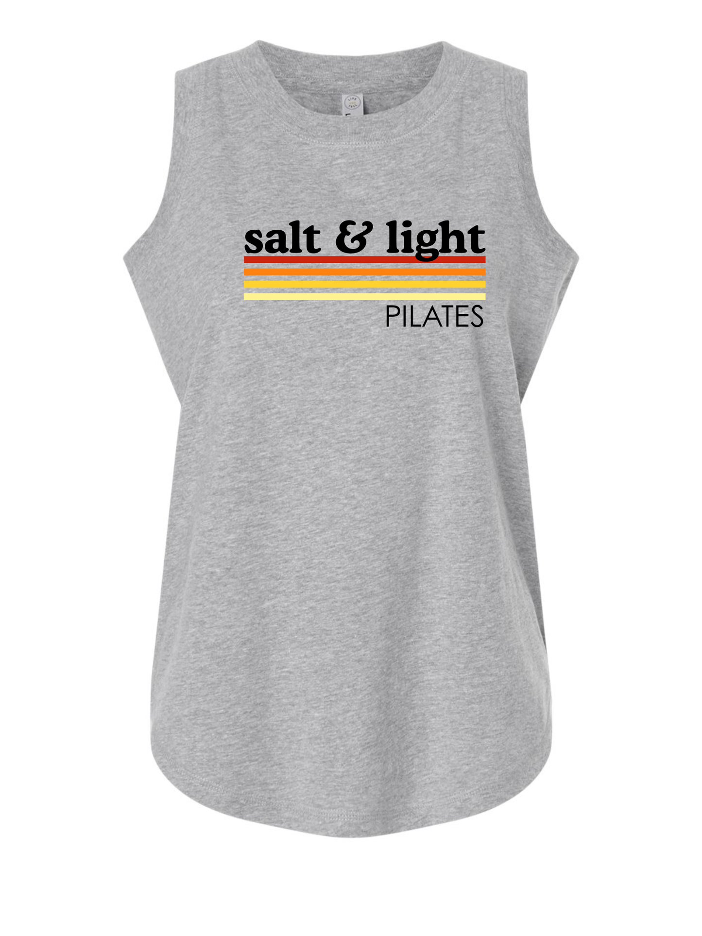 LAT Women's Relaxed Fine Jersey Tank - Heather Gray