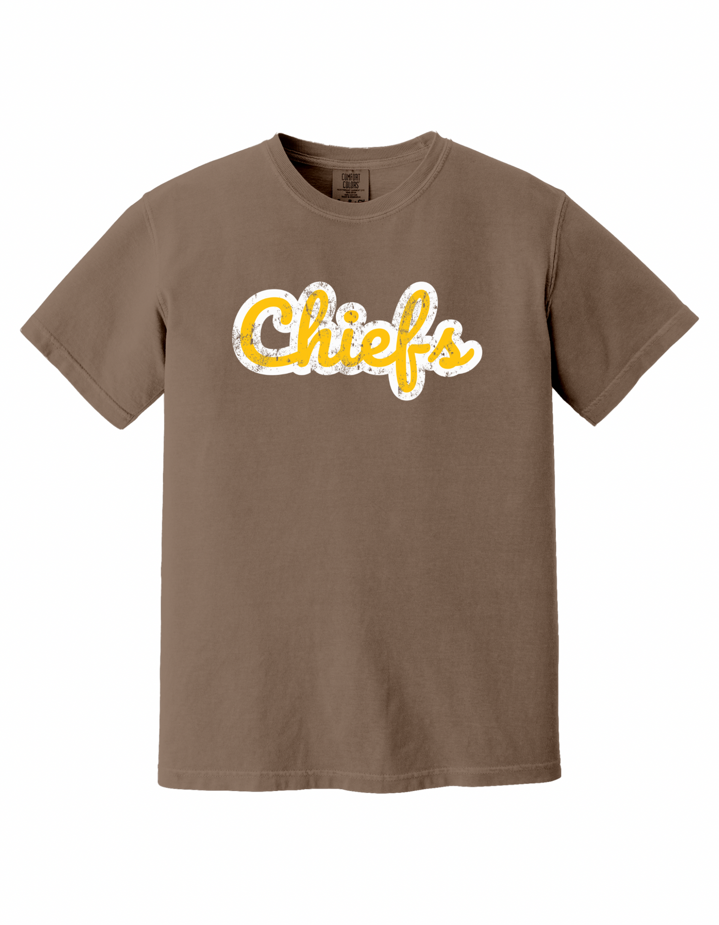 Chiefs - Retro Distressed - Gold