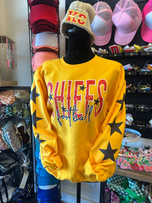 Chiefs Football - Leopard Star Sleeves