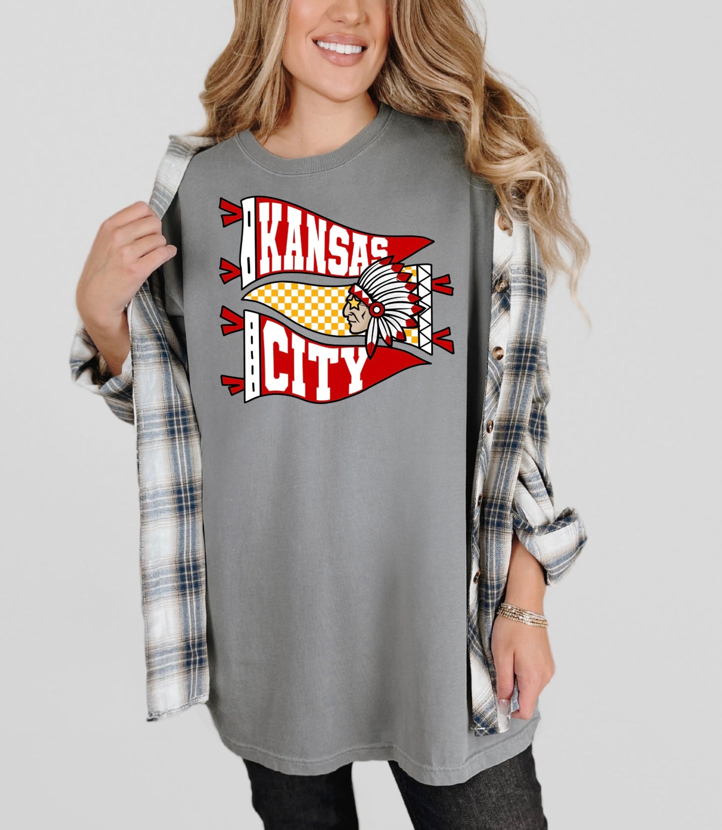 KC Pennants - Yellow Check