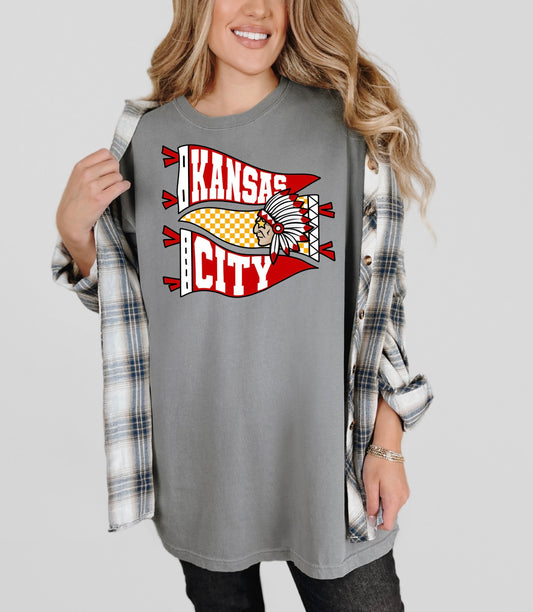 KC Pennants - Yellow Check