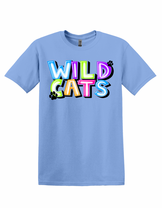 Wildcats - Multi Color - YOUTH Tee