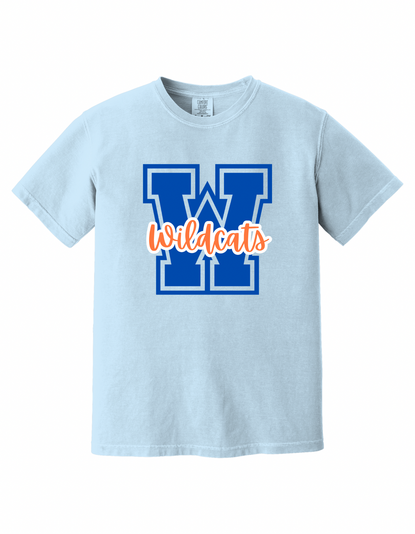 Wildcats W w/ Orange - Adult Tee