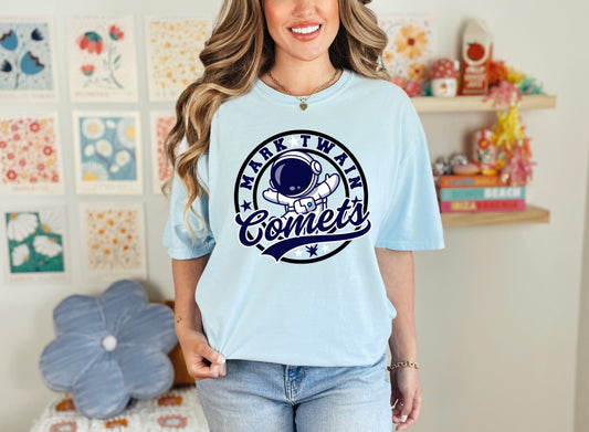 Mark Twain Round Star Mascot