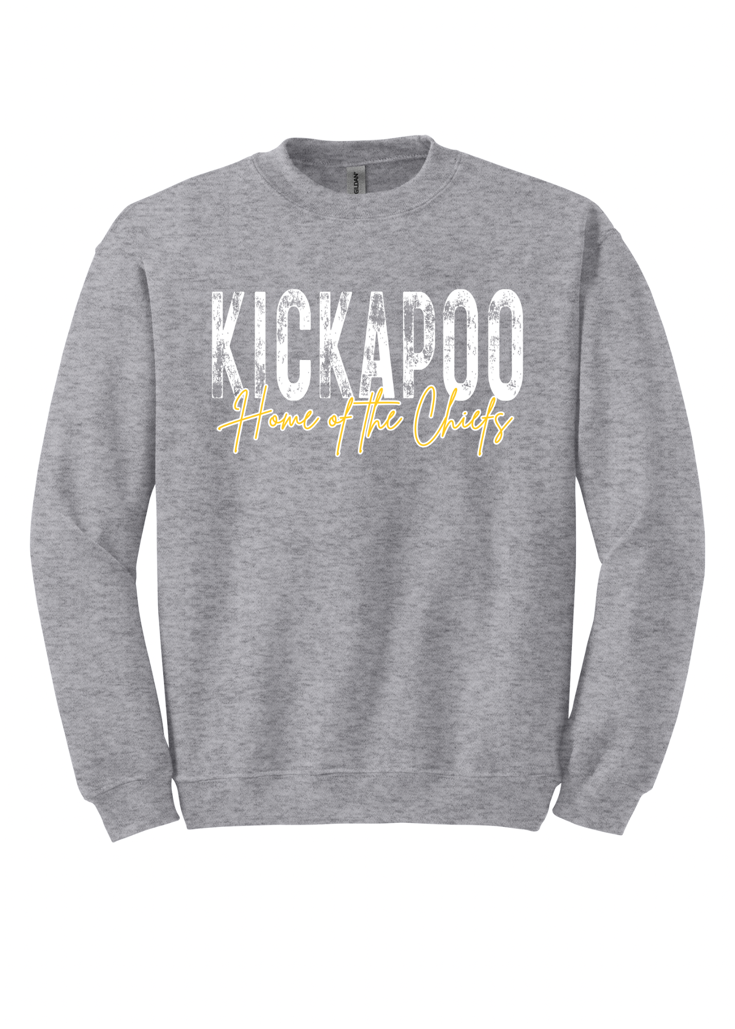 Kickapoo Home of the Chiefs Distressed