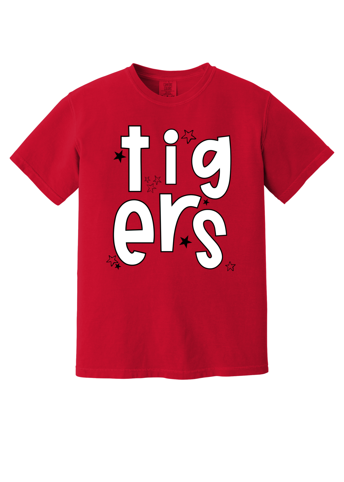 Tigers - Large White Font