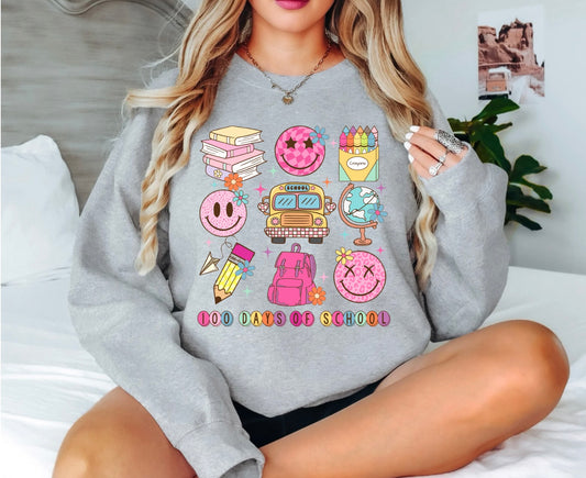 100 Days of School Bracelet Collage