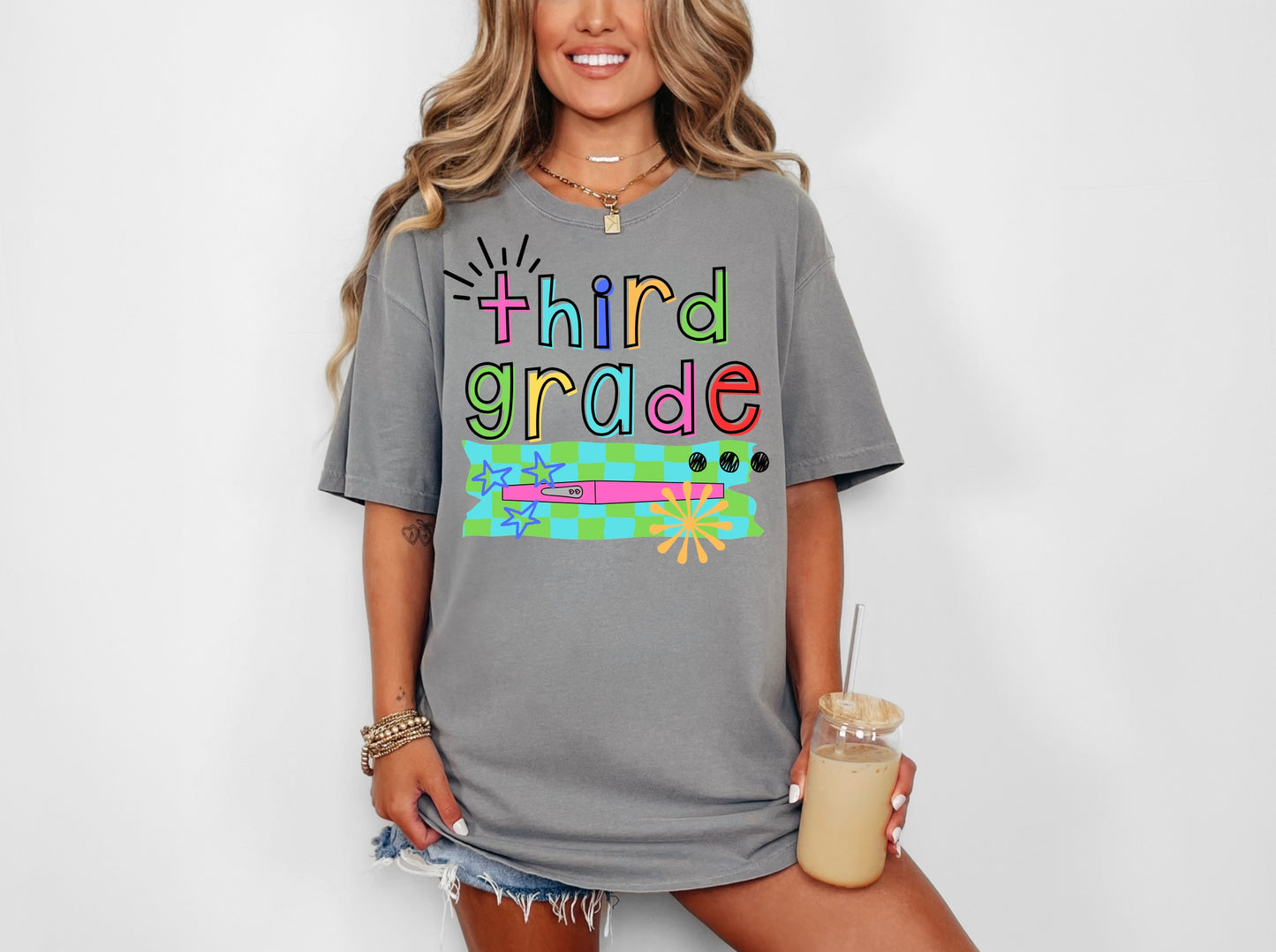 Third Grade Colorful Burst