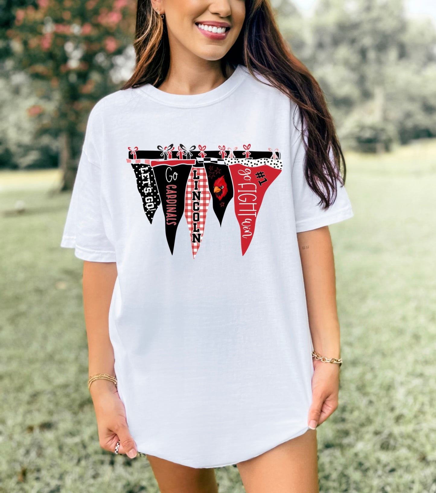 Lincoln Cardinals Pennant Collage