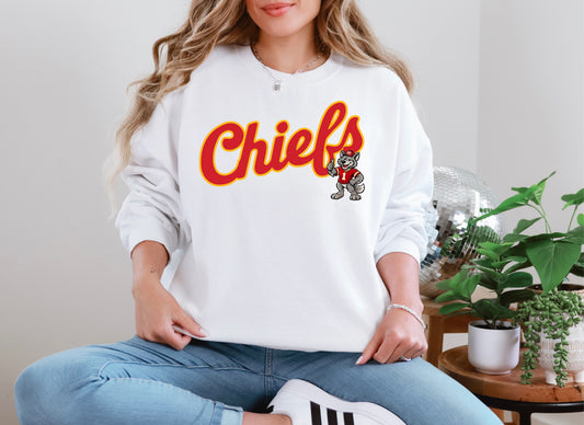 Retro Chiefs w/KC Wolf