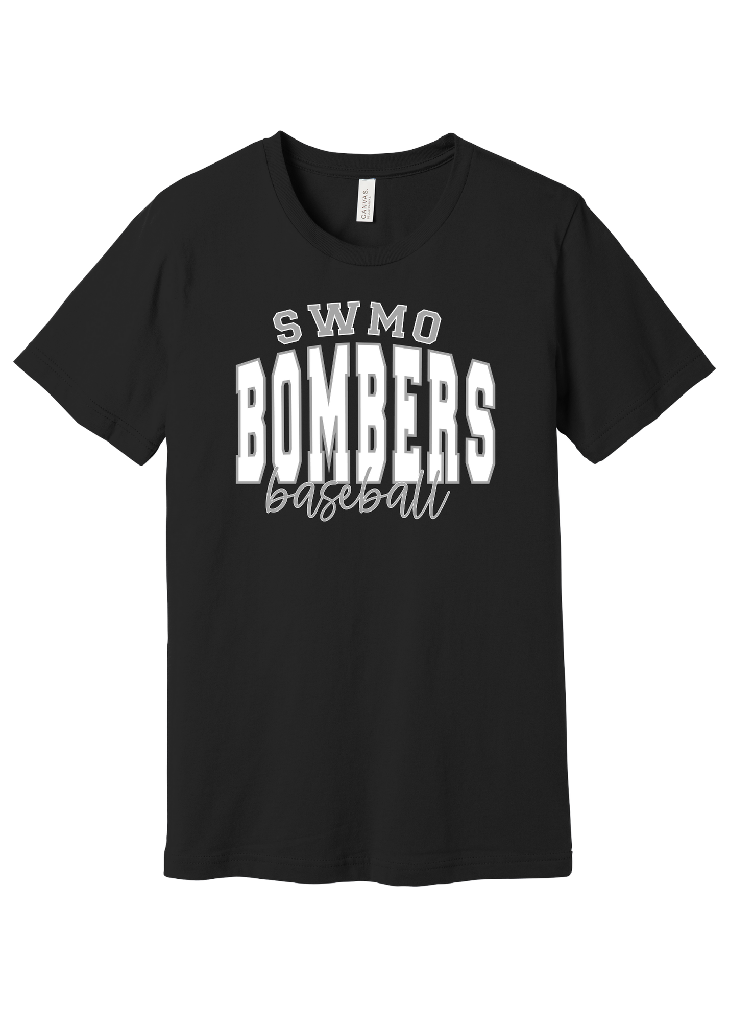 SWMO Bombers Baseball - white