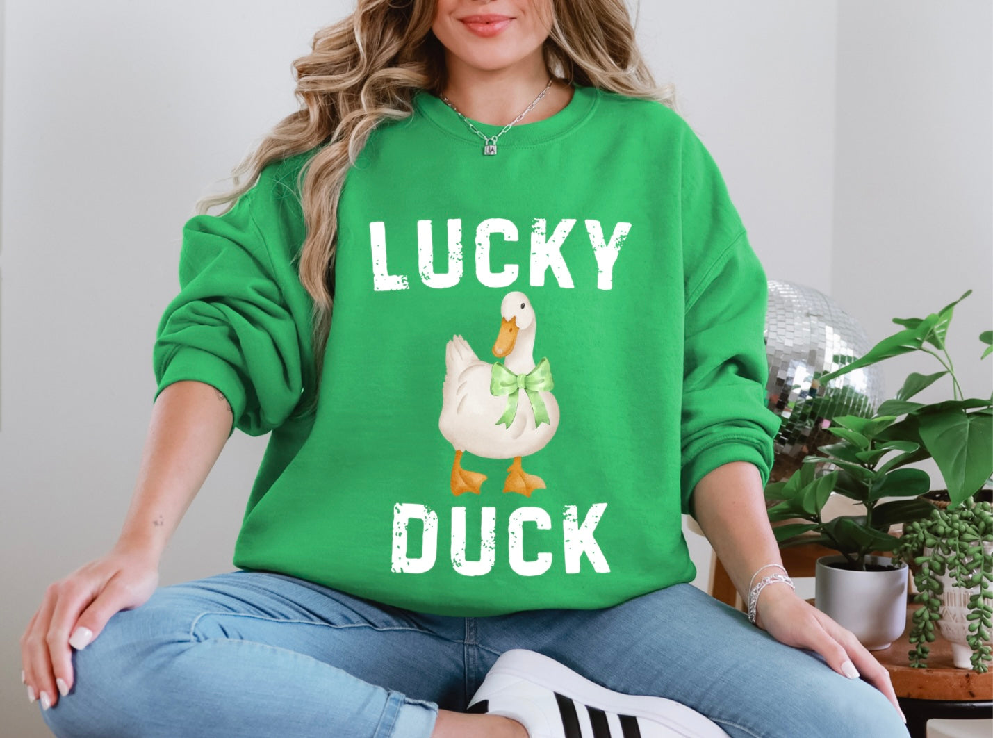 Lucky Duck - White Letters