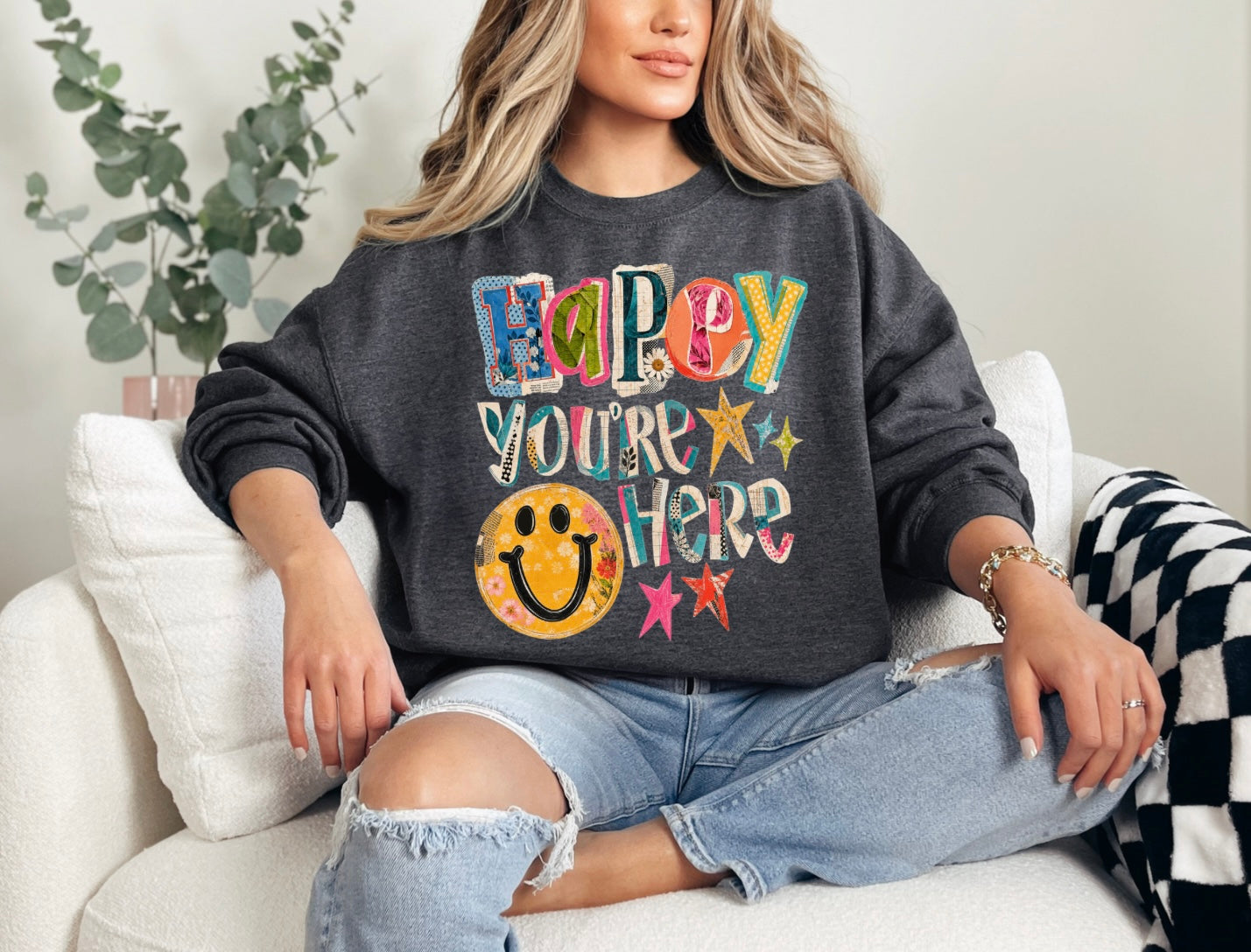 Happy You're here Collage