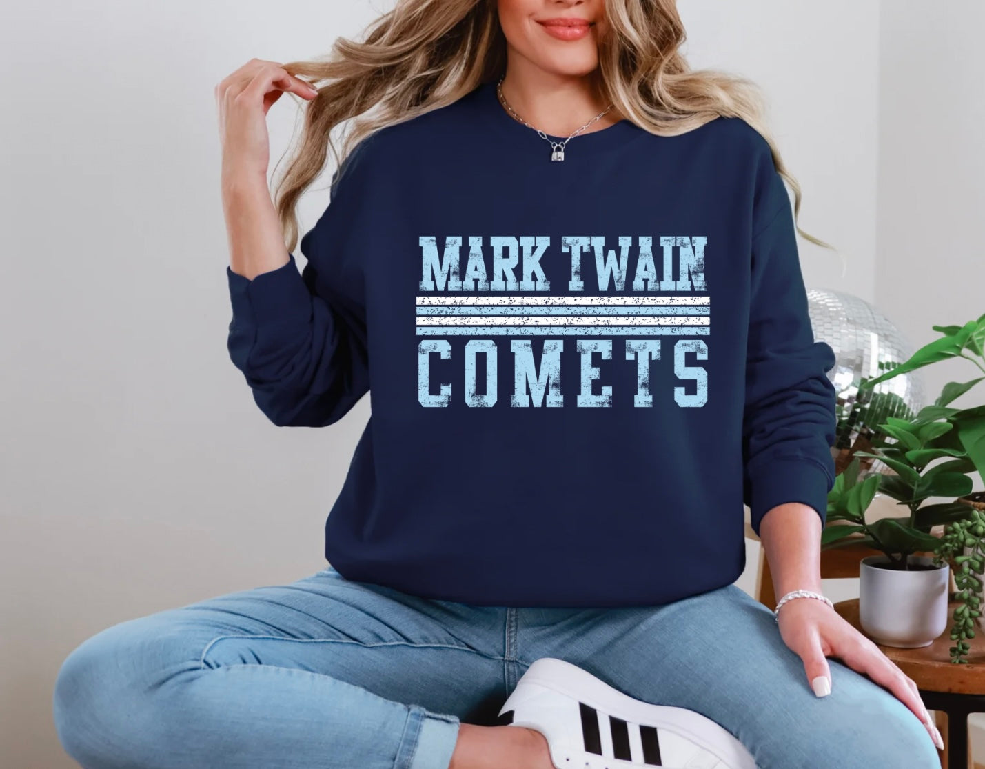 Mark Twain Comets - Distressed Stripes