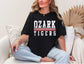 Ozarks Tigers - Distressed Stripes Red/White