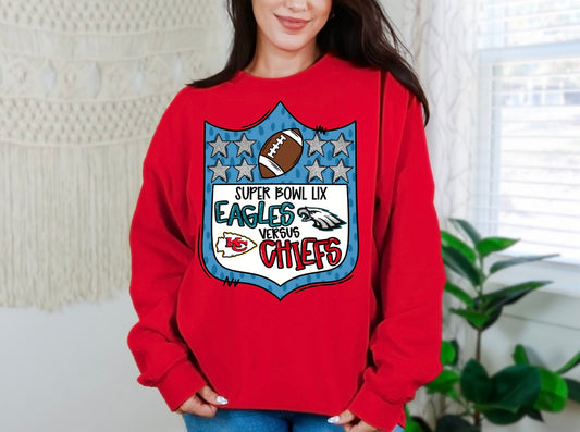 Super Bowl LIX Chiefs  VS Eagles