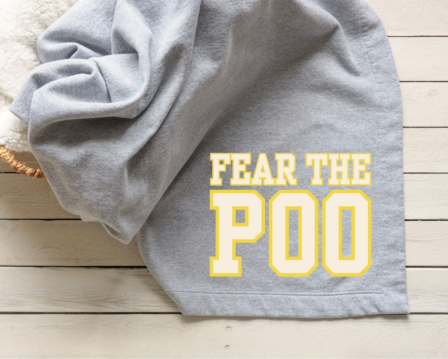 Fear The Poo Blanket