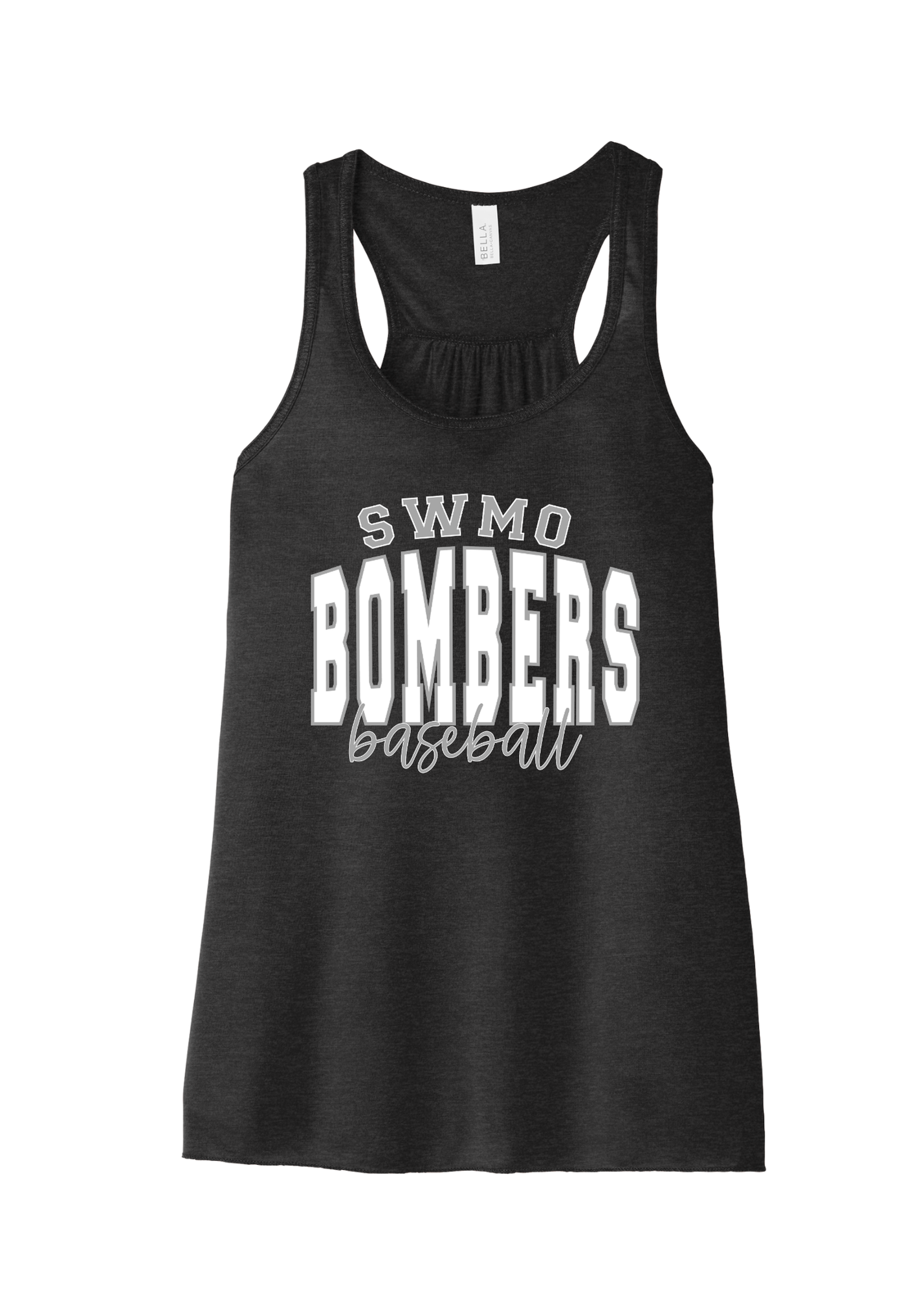 SWMO Bombers Baseball - white