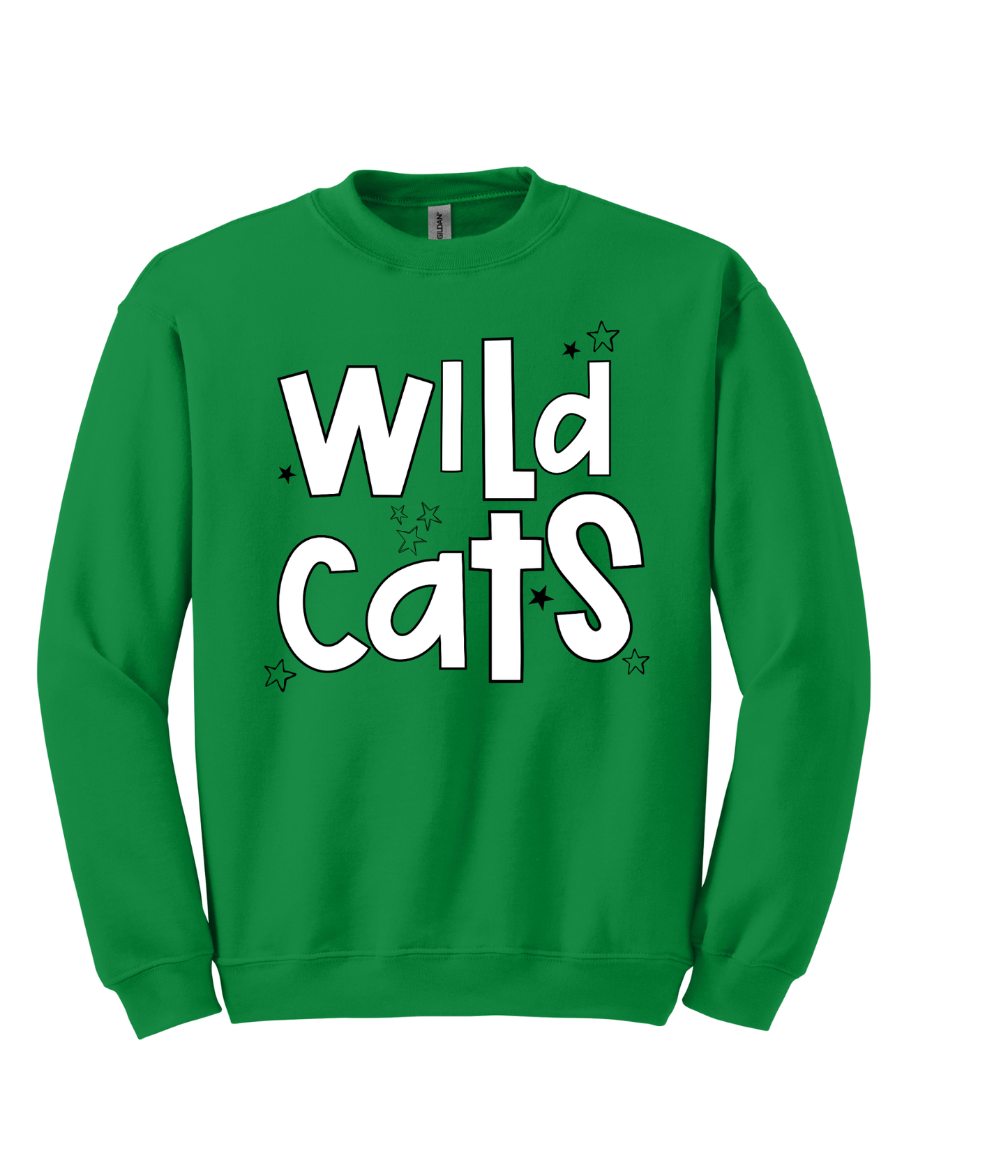 Wilder -Large White Font w/stars  - Adult
