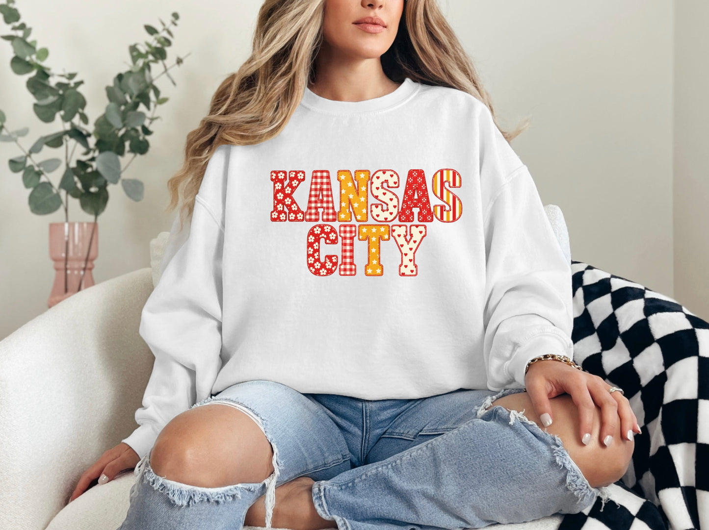 Kansas City Floral/Gingham/Star