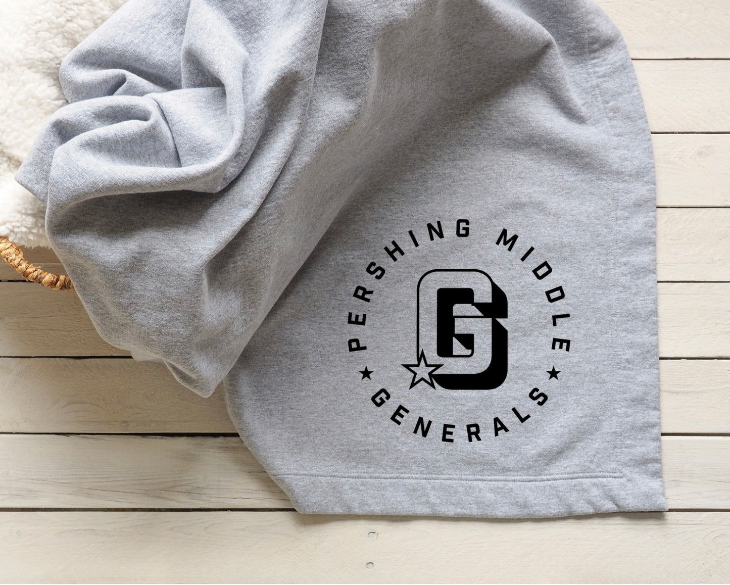 Stadium Blanket - Pershing Middle Round