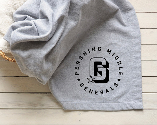 Stadium Blanket - Pershing Middle Round
