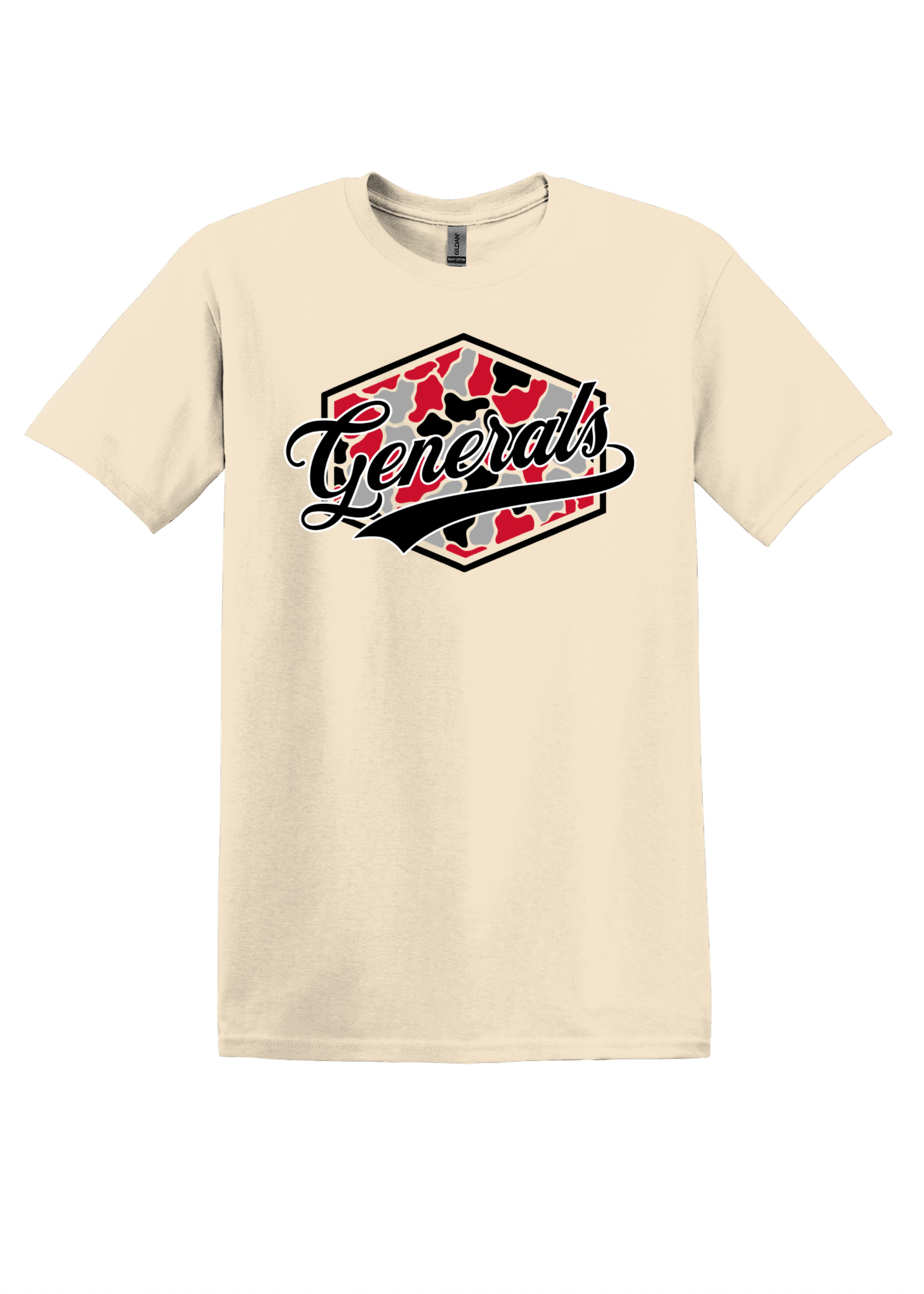 Generals Camo - Adult T-shirt
