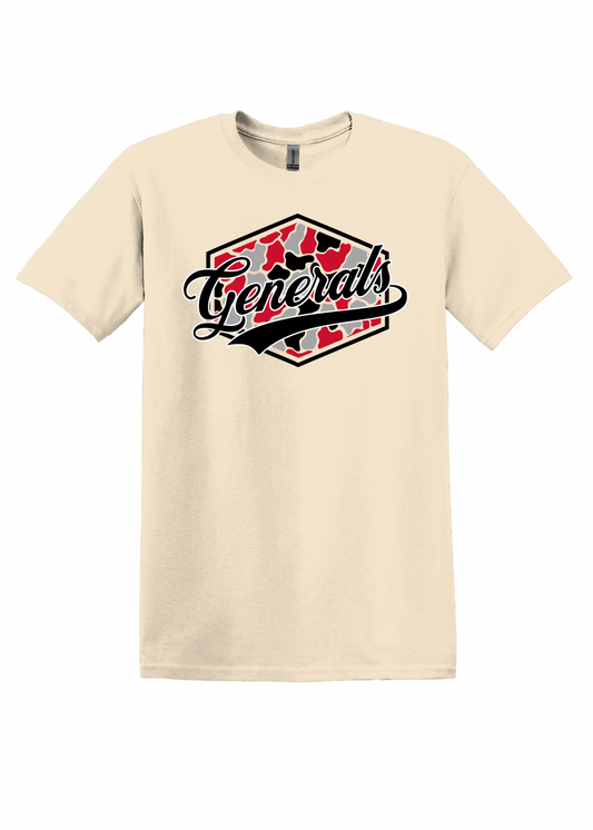 Generals Camo - Adult T-shirt