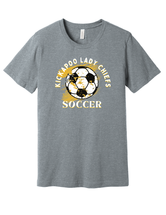 Kickapoo Lady Chiefs Soccer with Ball