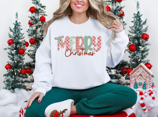 Merry Christmas - Plaid