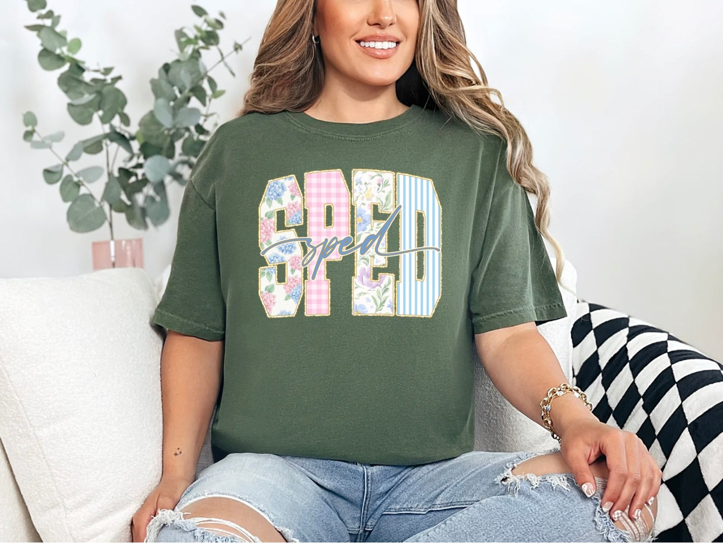 Floral Stripe - Sped