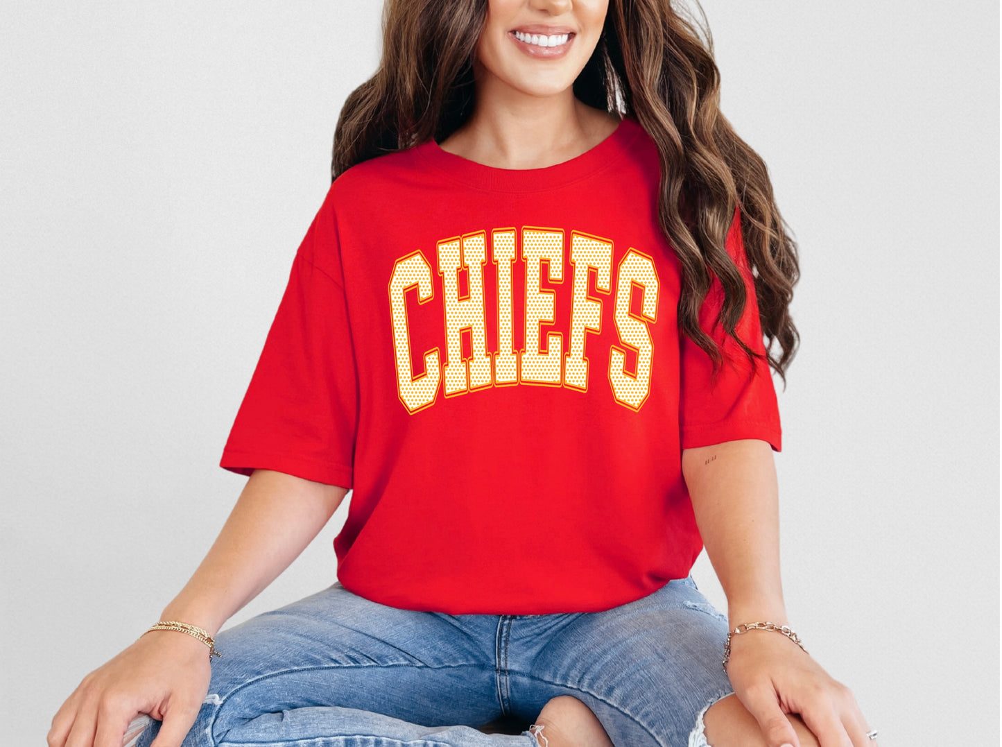 Chiefs - Yellow/white dot