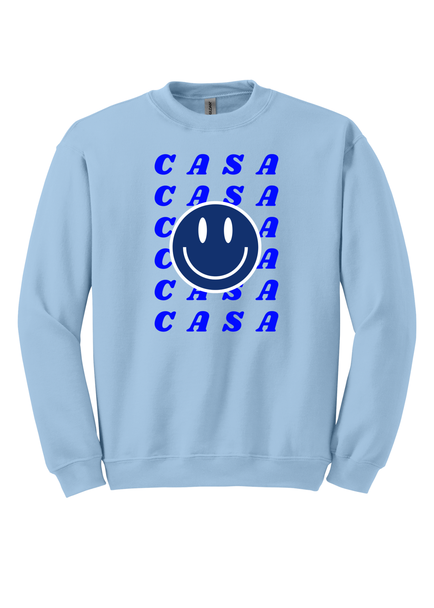 CASA Stacked Smiley - Blue
