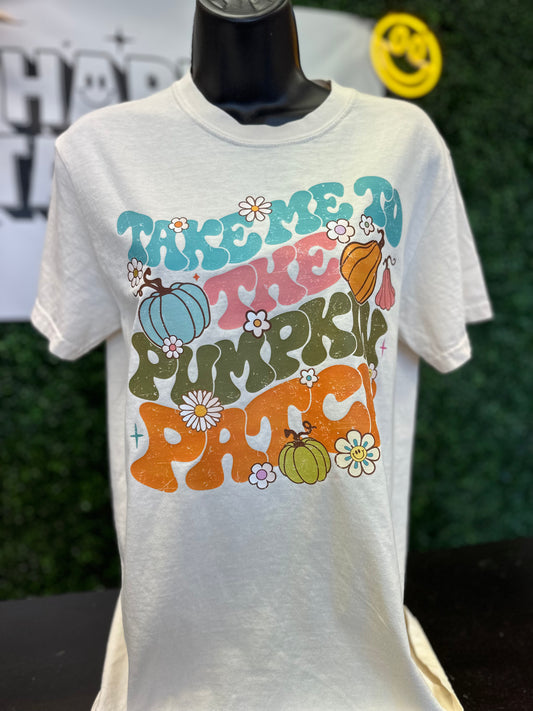 Floral Take Me to Patch Tee