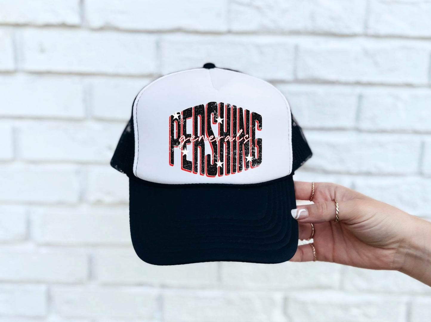 Pershing Generals - small stars - Trucker Hat