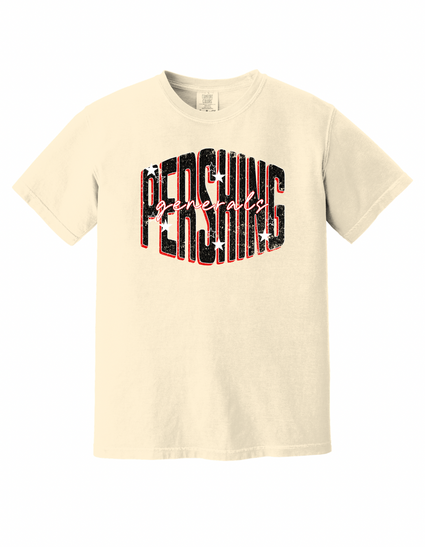 Pershing Generals - small stars- Adult T-shirt