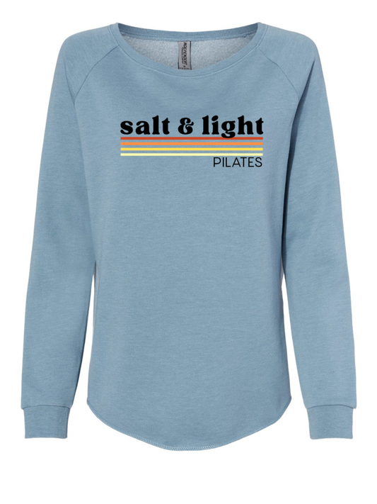 Independent Rounded Hem Sweatshirt - Misty Blue