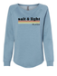 Independent Rounded Hem Sweatshirt - Misty Blue